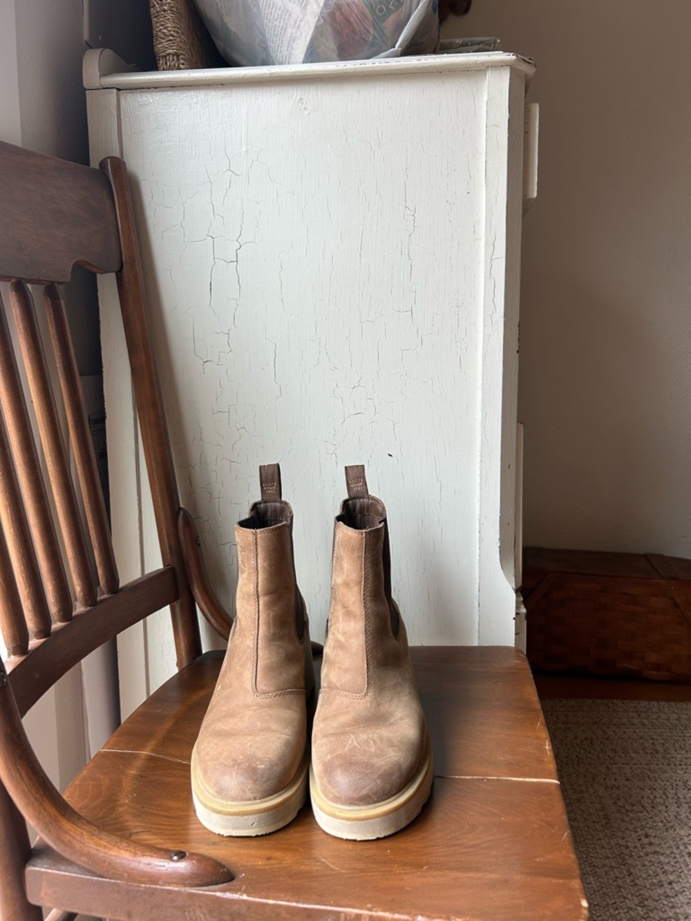 Sorel Hi Line Heel Chelsea Boots, Tan, 8.5